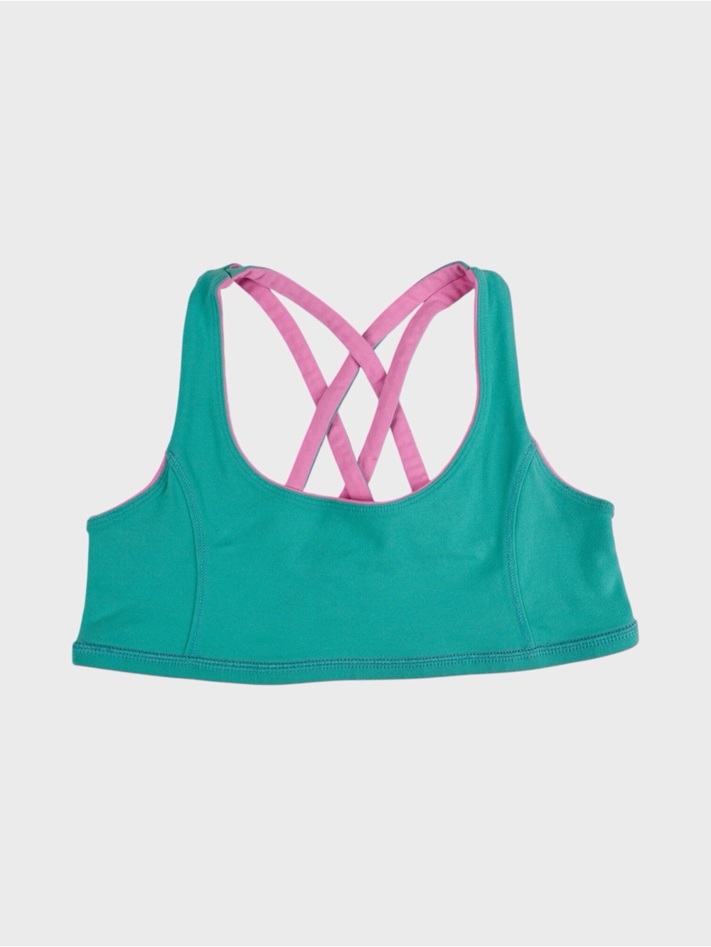 Ivivva Reversible Cross Strap Colorblock Sports Bra